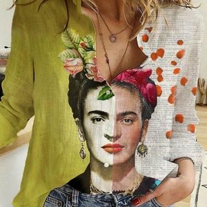 Frida Kahlo Button Down